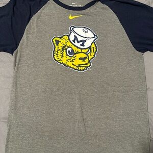 Nike Michigan Baseball Tee